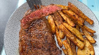 SEASONED STEAK amp FRIESCHIPS  check description [upl. by Ocirrej]