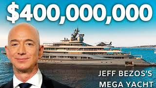 Inside Jeff Bezos FLYING FOX Yacht  Insane Yacht Life  LUXXO [upl. by Elyc]