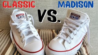 Converse Chuck Taylor Vs Converse Madison Sneakers [upl. by Reyaht307]