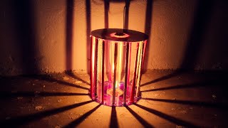 How To Make Lamp From CD  3 Amazing Crafts Ideas With CDDVD  Craft Project for School [upl. by Annamarie]