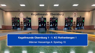 Kegelfreunde Obernburg 1  1KC Rothenbergen 1 [upl. by Berhley]