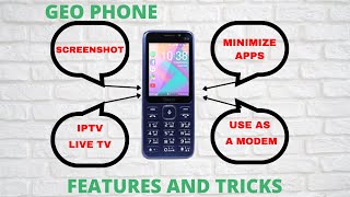 Geo T19 Feature and Tricks KaiOS Tricks and Tips Geo Phone Tips and Tips [upl. by Hgielrak45]