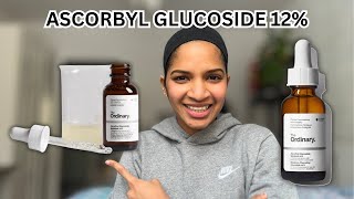 The Ordinary Ascorbyl Glucoside Solution 12 Review  Vitamin C serum for face  Researcher Explains [upl. by Ecienaj]