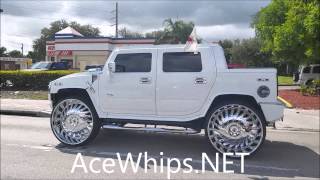 AceWhipsNET Hummer H2 on 34quot Asantis Slidin [upl. by Madelyn]