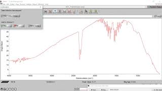 FTIR Sample measurment omnic software [upl. by Adnyl993]