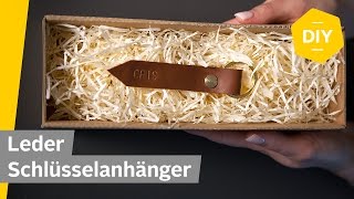 DIY Schlüsselanhänger aus Leder selber machen  Roombeez powered by OTTO [upl. by Meerek]