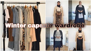 Winter capsule wardrobe 2  Modest and Muslim Women Edition  UK [upl. by Hajar]