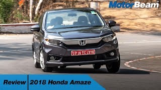 2018 Honda Amaze Review  Most Detailed  MotorBeam [upl. by Sualkin]