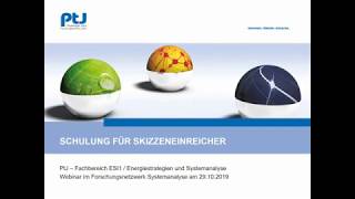 Tipps für Antragsteller Energiesystemanalyse Wie sieht eine gute Projektskizze aus [upl. by Yatnoed]