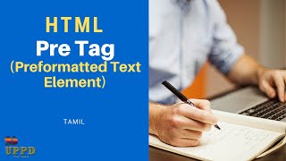 Pre tagPreformatted Text Element  html tutorial in Tamil [upl. by Bick]