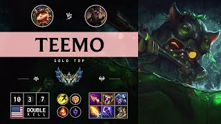 Teemo Top vs Kled  NA Challenger Patch 1413 [upl. by Griffie]