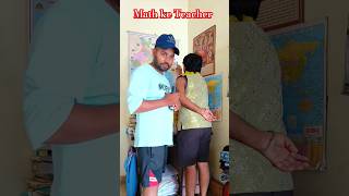 Math ke Teacher shorts funny comedy viralshort trending teacher hasanateam [upl. by Dagnah]