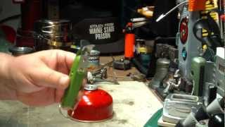 Butane Canister Recycling  Jetboil CrunchIt vs Churchkey [upl. by Neelak]