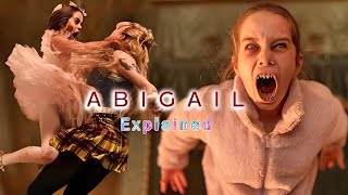 Abigail 2024 Movie Reviews  film explanation in हिन्दी اردو [upl. by Ophelia]