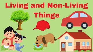 living things and nonliving things  Living and non living things for kids  Living and non living [upl. by Caundra]