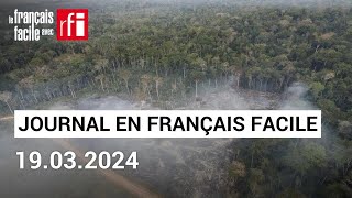 Brésil  la déforestation est en baisse  Journal • Français Facile  RFI [upl. by Denis286]