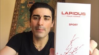 Lapidus Pour Homme Sport by Ted Lapidus Fragrance Review [upl. by Forras]