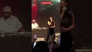 Imen Es feat Alonzo 1ère fois imenes imen concert rap live chanson music alonzo duo shorts [upl. by Elkraps]