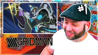 SSSS GRIDMAN Episode 1 REACTION quotAwakeningquot [upl. by Yarazed]