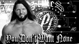 Aj Styles Unreleased Theme Song 2024 You Dont Want None EDIT [upl. by Octave]