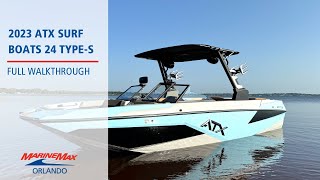 2023 ATX Surf Boats 24 TypeS  MarineMax Orlando [upl. by Niuqram501]