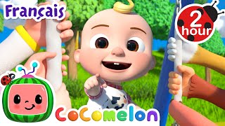 Attends ton tour  Chansons pour Bébés  CoComelon Le coin des Animaux de JJ  Comptines [upl. by Olive231]