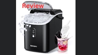 Review ice maker Countertop with Handle Ready in 6 Mins 34lbs24H icemakermachine icemaker ice [upl. by Fitting]