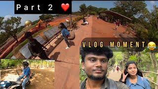 Pondy vlog part 2  ktm adventure 250 vlog  tamil  couple vlog  youtube tamil [upl. by Friday973]