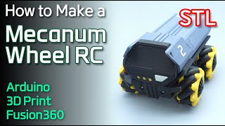 mecanume wheel rc carhow to make a radiocontrolled car with a 3d printing [upl. by Ayit641]