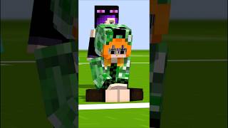 HELP Creeper Girl Score a Goal minecraft endergirl friendship animation [upl. by Weed241]