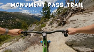 Monument Pass Trail  South Lake Tahoe CA  MTB [upl. by Chap]