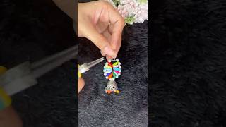 Navratri Special Earrings making 😱 shorts youtubeshorts wow hack handmadejewelry fashion diy [upl. by Di605]