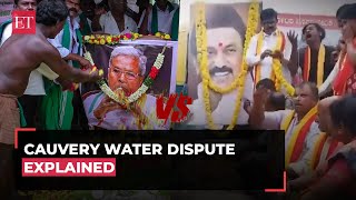 Cauvery water dispute explained Why Karnataka and Tamil Nadu are fighting an ageold battle [upl. by Einatirb581]