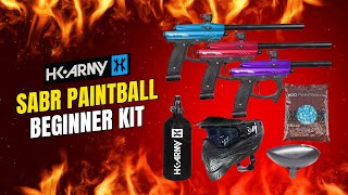 HK Army SABR Paintball Beginner Kit  How to Setup [upl. by Wileen]