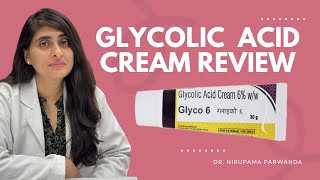 Glycolic cream Review Glycolic acid cream Glyco 6 cream reviewUses side effects of Glycolic acid [upl. by Mcgraw]