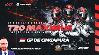 F1 2023 GP CINGAPURA F1AV CLUB eSports T20 GRID MAXIMUS ETAPA 5 [upl. by Auoh801]