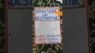 psychiatric Drug study on desipramine [upl. by Lazar464]