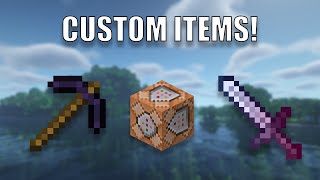 How to Create Custom Items in Minecraft [upl. by Ahsemat852]