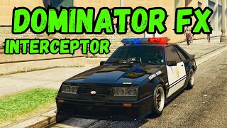 Mustang SSP in GTA 5 Online  Dominator FX Interceptor Customization  Bottom Dollar Bounties DLC [upl. by Eimaral]