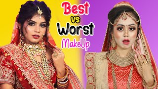 Jeetu Ki Wedding  Worst Vs Best Bride Makeup Look  Anaysa [upl. by Alyt87]