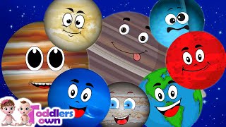 Planets Song  Nursery Rhymes amp Kids Songs  Solar System Song [upl. by Salomo]