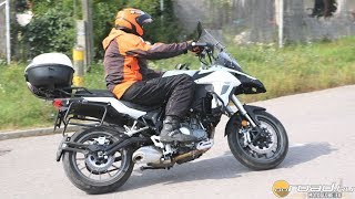 Benelli TRK502 review  Onroadbike [upl. by Dolan]