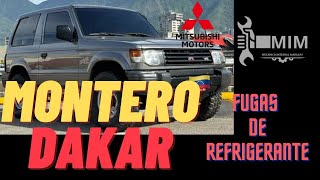 MITSUBISHI MONTERO DAKAR 2002 FUGAS DE REFRIGERANTE Y SERVICIO AL RADIADOR [upl. by Ahsena]