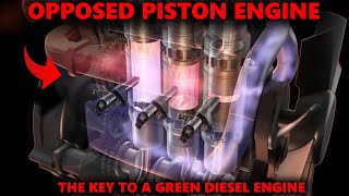 The Achates Opposed Piston Engine The Only Green Diesel Engine [upl. by Alliuqet883]