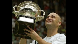 Andre Agassi 8 Grand Slam Championship Points [upl. by Maxwell]