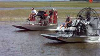 Airboat racing [upl. by Aronoh]