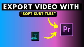 How to Export a Video With Subtitles or Captions as a SideCar from Adobe Premiere Pro [upl. by Scotti]