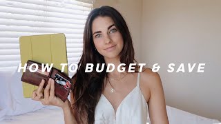 How To Budget And Save in Your 20s  Tips and Tricks [upl. by Jezabel]