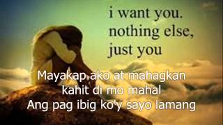 kahit sandali lyricsJennylyn Mercado [upl. by Dew]