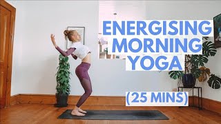 MORNING YOGA FLOW Energising Vinyasa Yoga Flow to wake up [upl. by Ojillib]